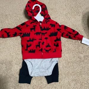 3-Piece Woodland Creatures Little Jacket Set